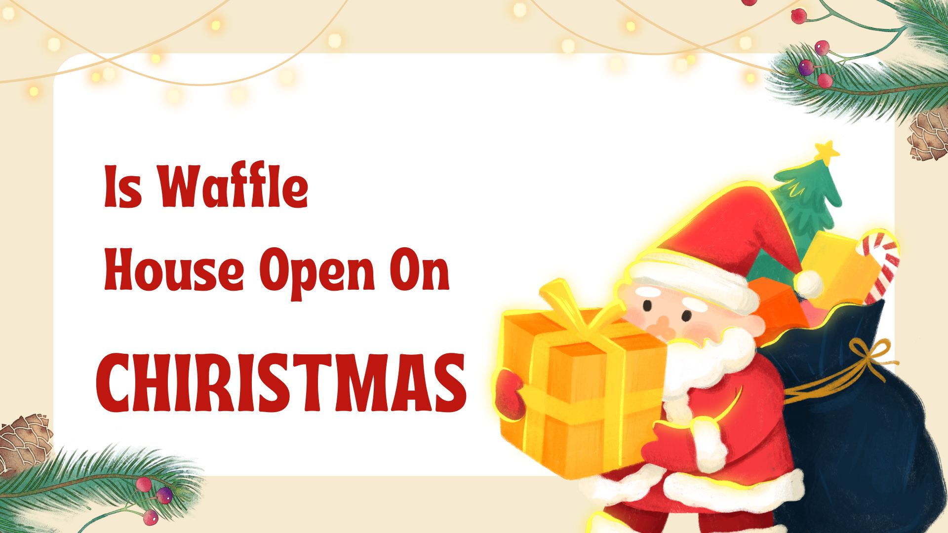 Is Waffle House Open On Christmas